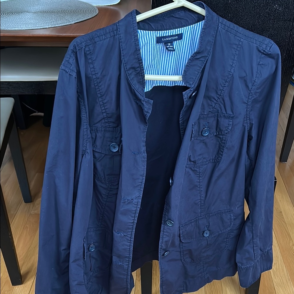 Lands' End Women's Navy Jacket